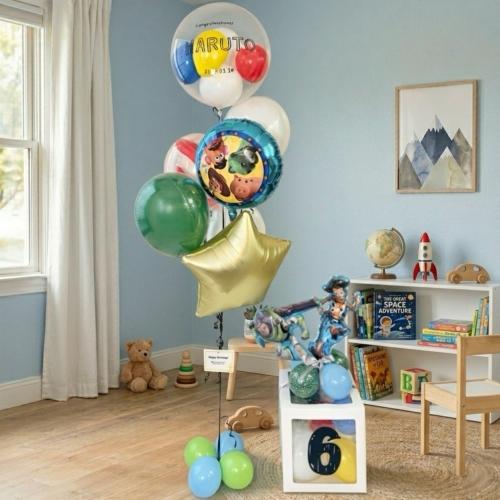 バルーン 誕生日 パーティー お祝い トイ・ストーリー☆ハッピーバースデーセット 花以外 ギフト お...