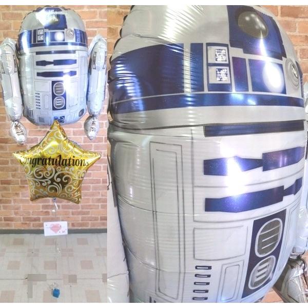 開店祝い 誕生日 お祝い スターウォーズ バルーン 電報 結婚式 R2-D2 BB-8 スターウォー...