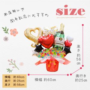 キャンディブーケ シャンパン バルーン キャン...の詳細画像4