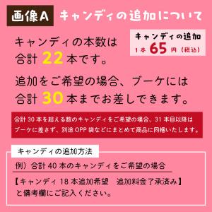 組み合わせ 6文字 キャンディブーケ ブルー ...の詳細画像3