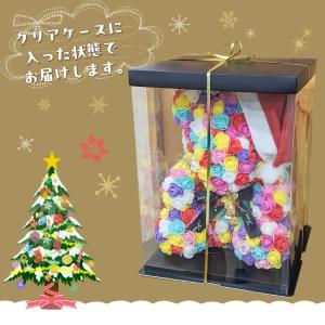 クリスマス サンタクロース ローズ テディベア...の詳細画像2