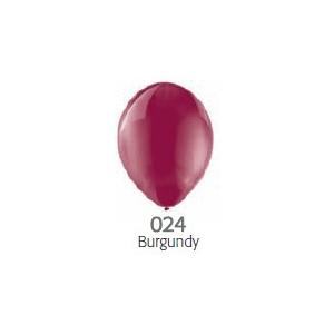 風船/ゴム風船/無地風船(単色)ベルバルバルーン(ベルギー製)13インチ　クリスタル　Burgundy(バーガンディー)100個入り(天然ゴム100％)　13C-Burgundy-100｜balloons-pro