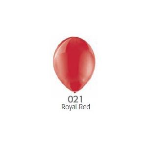 風船/ゴム風船/無地風船(単色)ベルバルバルーン(ベルギー製)13インチ　クリスタル　RoyalRed(ロイヤルレッド)100個入り(天然ゴム100％)　13C-ROYALRED-100｜balloons-pro