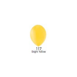 13インチ ゴム風船（balloon)100個入 パステル　ブライトイエロー ベルバルバルーン(ベルギー製) (天然ゴム100％)｜balloons-pro