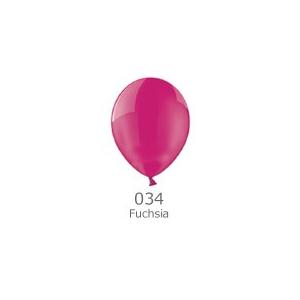 5インチ ゴム風船（balloon)20個入　クリスタル　Fuchsia(フューシャ)ベルバルバルーン(天然ゴム100％)｜balloons-pro