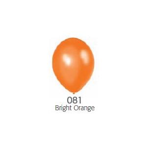 （ゴム風船）5インチ　20個入　メタリック　Bright Orange(ブライトオレンジ）ベルバルバルーン(天然ゴム100％)｜balloons-pro