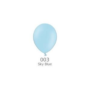 5インチ ゴム風船（balloon)20個入パステル　SkyBlue(スカイブルー)ベルバルバルーン(天然ゴム100％)｜balloons-pro