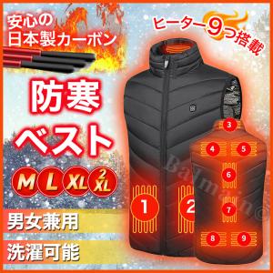 ベスト 電熱ベスト 発熱ベスト ヒーターベスト 日本製繊維