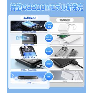 モバイルバッテリー 22000mAh 大容量 ...の詳細画像3