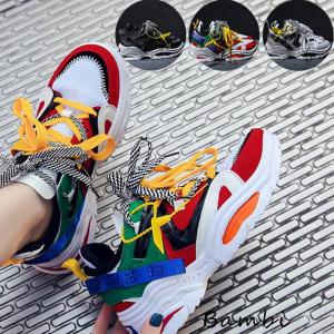 スニーカー レディース ダッドシューズ ローカット 軽量 厚底 白 歩きやすい 靴 スポーツ