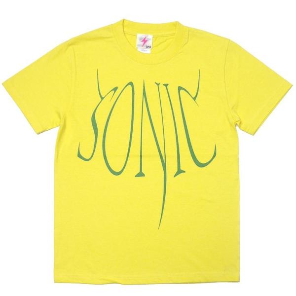 SONIC(ソニック) Tシャツ (イエロー)-G- 半袖 黄色 ロックTシャツ ROCK 音速 音...
