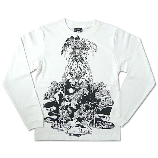 天秤座ガール ロングスリーブTシャツ (ホワイト) baster great -Z-長袖 白Tee ...
