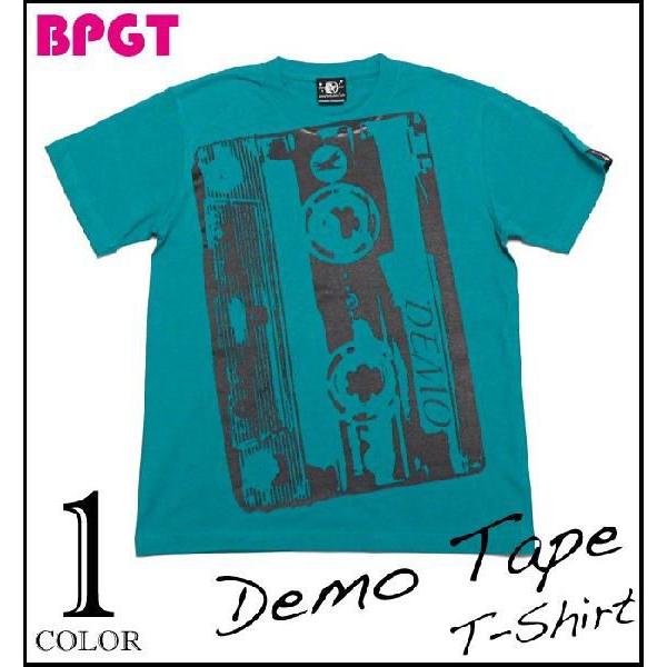 ロックTシャツ / Demo Tape（デモテープ）Tシャツ (A.グリーン) -G- ROCK バ...