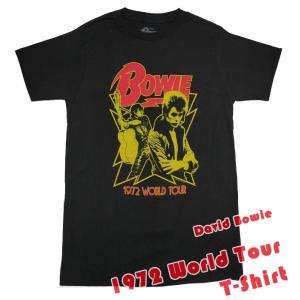 1972 World Tour Tシャツ ( David Bowie デヴィッド ボウイ )-IMPACT-G- Rock グラムロック メンズ レディース 半袖｜bambi