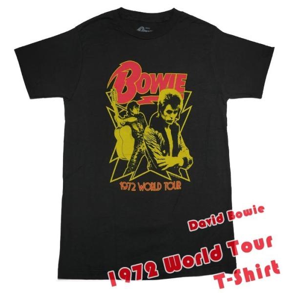 1972 World Tour Tシャツ ( David Bowie デヴィッド ボウイ )-IMP...