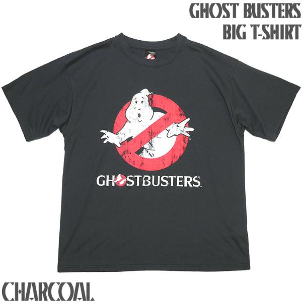 GHOST BUSTERS (ゴーストバスターズ) ビッグTシャツ (チャコール)-X- 半袖 グレ...