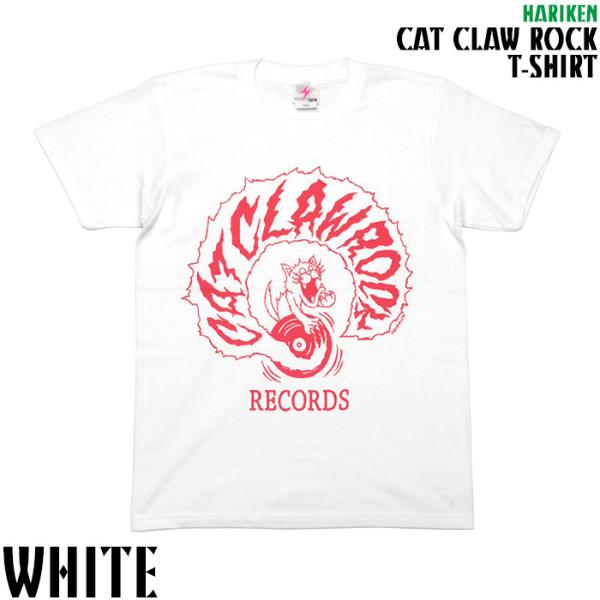 CAT CLAW ROCK キャット クロー ロック Tシャツ (ホワイト) HARIKEN ハリケ...