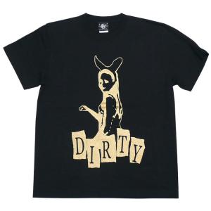 DIRTY ダーティー Tシャツ (ブラック) -Z- 半袖 黒色 PUNKROCK パンクロック バンド ライブ フェスコーデ｜bambi