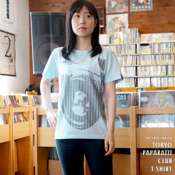 Tokyo Paparazzi Club Tシャツ (ライトブルー) -F- 半袖 水色 カメラ レ...