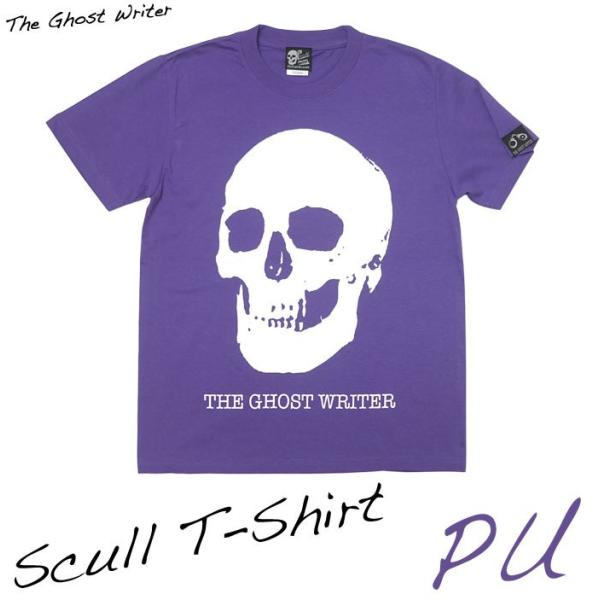 特別プライス☆　スカル Tシャツ ( V.パープル )-G- 半袖 ドクロ パンクロックTシャツ 紫...