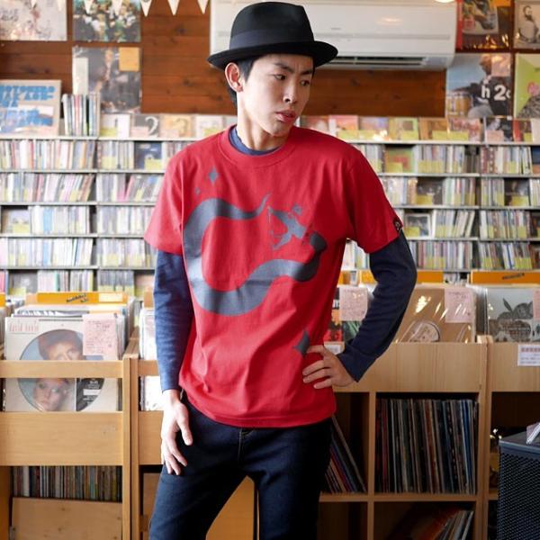 ロックTシャツ / ロイヤルスネイク Tシャツ (レッド) The Ghost Writer -X-...