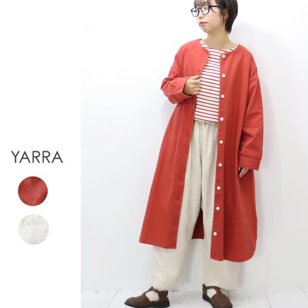 【ワンピースフェアー 期間限定 お得セール】YARRA（ヤラ）INDIA釦明き2WAYワンピース