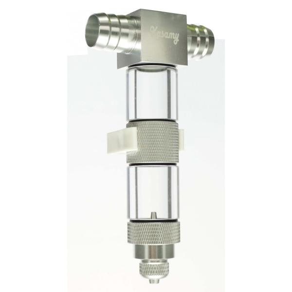 kasamy 水槽用 CO2 拡散器 インライン型 ディフューザー 外部 強制添加 16/22 ホー...