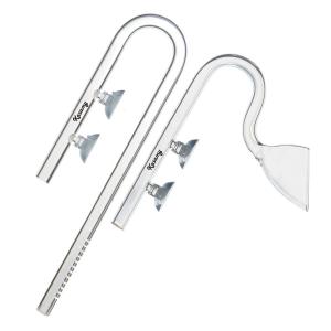 水槽用 クリア ガラスパイプ 熱帯魚 アクアリウム 水草