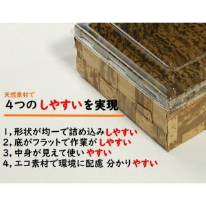業務用 持ち帰り エコ容器 竹皮貼ハイブリッド...の詳細画像5