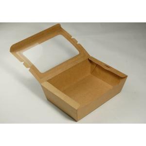 窓付き 業務用 紙容器 使い捨て クラフトBO...の詳細画像2