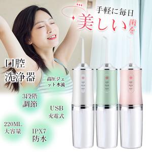 口腔洗浄器 歯垢除去 usb充電式 電動 超音波 ジェットウォッシャー 歯石取り 口腔ケア 歯ブラシ ウォーターフロス 大容量 防水 口内洗浄機