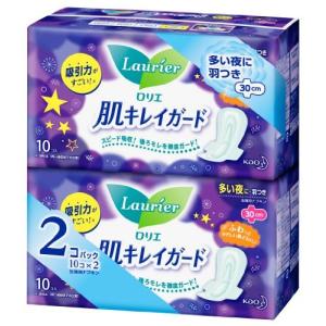 ロリエ 肌キレイガード オーバーナイト 羽つき 30cm 10コ入*2個パック