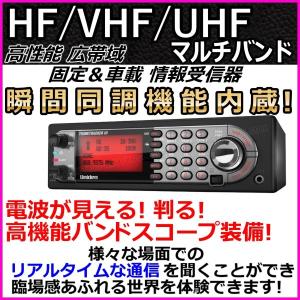 ユニデン社 HF/VHF/UHF マルチバンド 高性能 広帯域 瞬間同調 固定＆車載情報受信機 新品 格安 即納