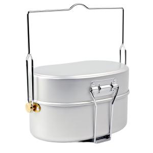 MiliCamp 戦闘飯盒2型 (シルバー) 再生産版 自衛隊山岳弐型 2合炊き
