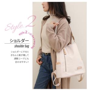 リュック 撥水 3way ショルダー 手提げ ...の詳細画像3