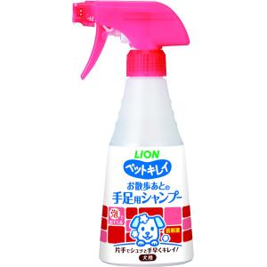 ライオン (LION) ペットキレイ お散歩あとの手足用シャンプー 愛犬用 270ml｜banari36