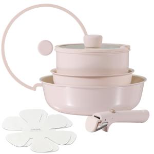 CAROTE カローテ フライパン セット 8点 食洗機対応 フッ素不使用 体に害のないフライパン PFAS PTFE PFOA PFOS フリー