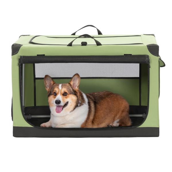 Petsfit ソフトクレート ペットケージ 犬用クレート 中型ペット 折り畳み ペットハウス 猫犬...