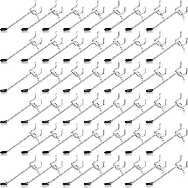 やぬき 有孔ボード フック 【60個セット】有孔ボードフック 長さ10cm パンチングボード 25m...