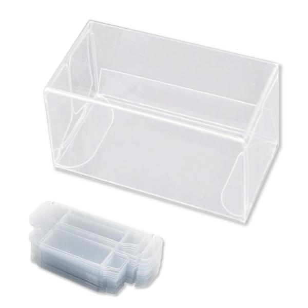 TJQ ミニカー 透明ケース 大容量 保管 ディスプレイ コレクション 展示 クリア 【120枚セッ...