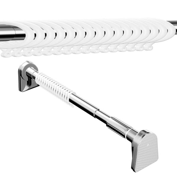 強力 突っ張り棒 80cm 錆びない 室内 つっぱり棒 ステンレス鋼 伸?棒 幅:50-80cm 1...