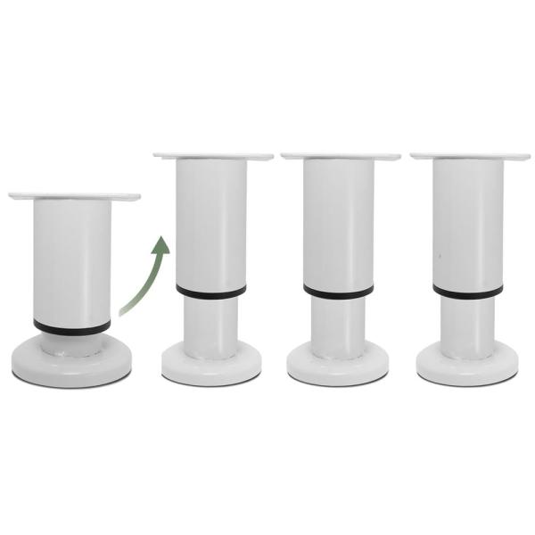 LOYELEY 伸縮式 レベリングフット 4個セット 家具アジャスター 金属製 高耐久 高さ 調節可...