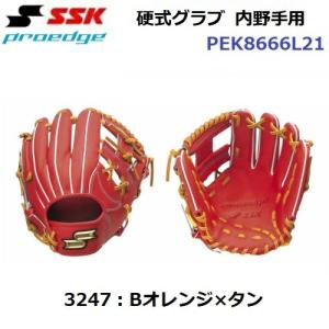新品未使用　即戦力SSK 硬式グローブ PEK8666L プロエッジ　内野 エスエスケイ（SSK） セール (PEK8666L21) 野球 硬式グラブ プロエッジ