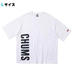 CHUMS チャムス オーバーサイズ ビッグチャムスTシャツ ホワイト ウィメンズLサイズ CH11-1978 レディース アウトドア ジュニア キッズ ユニセックス｜bandblife