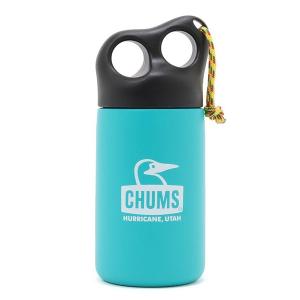 CHUMS チャムス キャンパーステンレスボトル 320 スカイブルー CH62-1409 アウトドア 水筒 ボトル タンブラー ステンレス マグ キャンプ マイボトル｜bandblife