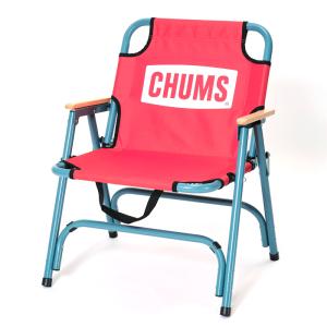 CHUMS チャムス バックウィズチェア パプリカレッド/ブルーグレー CH62-1753 アウトドア BBQ ベランダ 椅子 キャンプ メンズ レディース｜bandblife