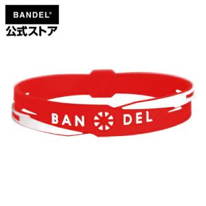バンデル BANDEL ブレスレット クロス レッド×ホワイト cross bracelet RedxWhite ブーステック メンズ レディース ペア スポーツ シリコン｜bandel-official