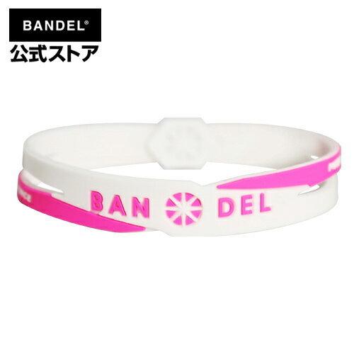 バンデル BANDEL ブレスレット クロス  ホワイト×ピンク cross bracelet Wh...