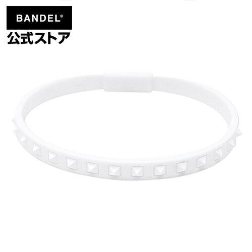 バンデル BANDEL ブレスレット スタッズ ホワイト×ホワイト Studs Line Brace...