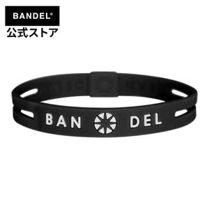 バンデル BANDEL ブレスレット ストリング ブラック×ホワイト String Bracelet Black×White ブーステック メンズ レディース ペア スポーツ シリコン